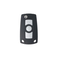 Coque clé BMW 3 boutons Lame HU92R modifiée compatible Série 3 E46, Série 5 E60/E61, X5 E53