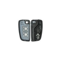 Coque clé pour Nissan 2 boutons, pour Juke (2013-2019), Pulsar (2014-2018), Qashqai (2014-2019), X-Trail (2014-2019)